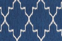 Lacefield Designs Tissu à imprimé treillis MONACO COBALT