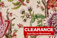 P Kaufmann Bronte 002 Hibiscus Floral Linen Blend Upholstery And